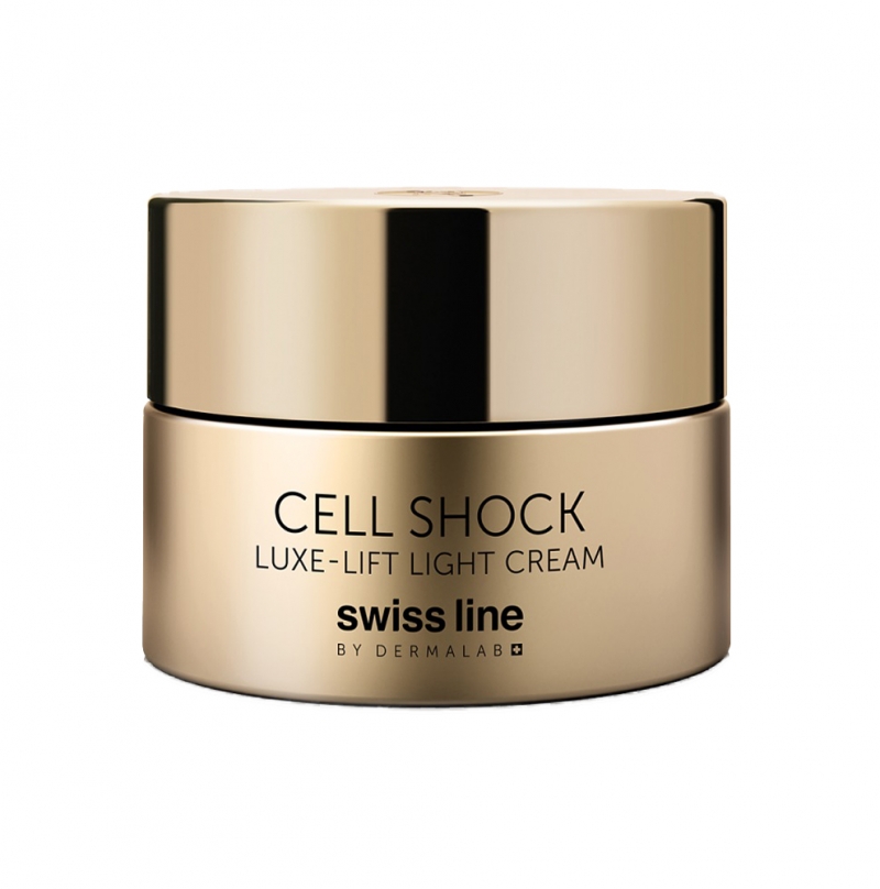 Kem chống lão hóa toàn diện cho da dầu và hỗn hợp thiên dầu Swissline cell shock luxe lift light cream